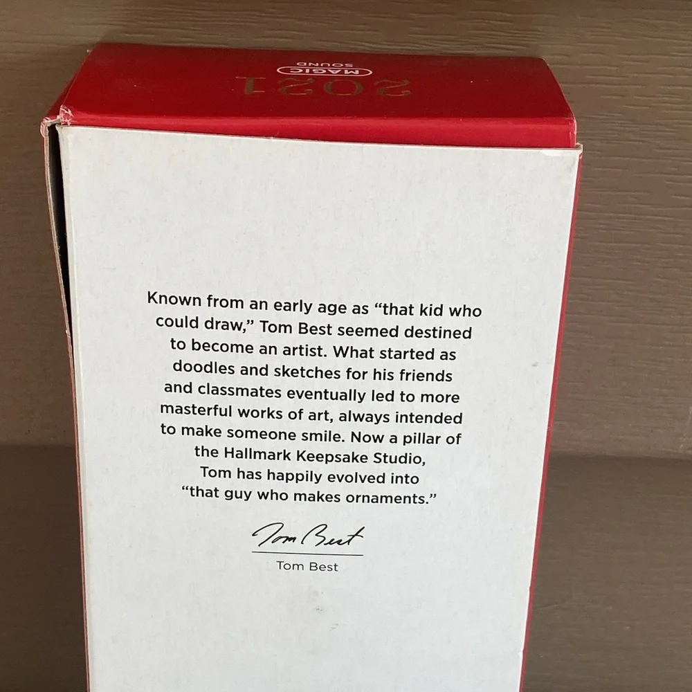NIB 2021 Hallmark Keepsake The Thrill Is Gone Guitar Ornament
